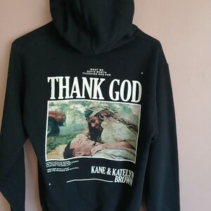 Kane & Katelyn Brown “Thank God” Hoodie – Size Small – Black –Country MusicMerch